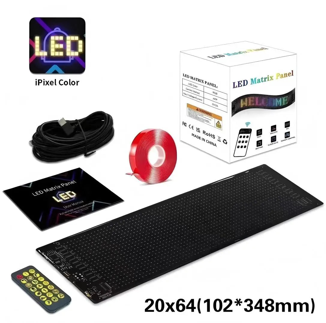 Devil's Eye LED Light, Truck Dynamic Eye Light, Car Display Screen, Car Stickers, Decorative Emoji Light for Trucks