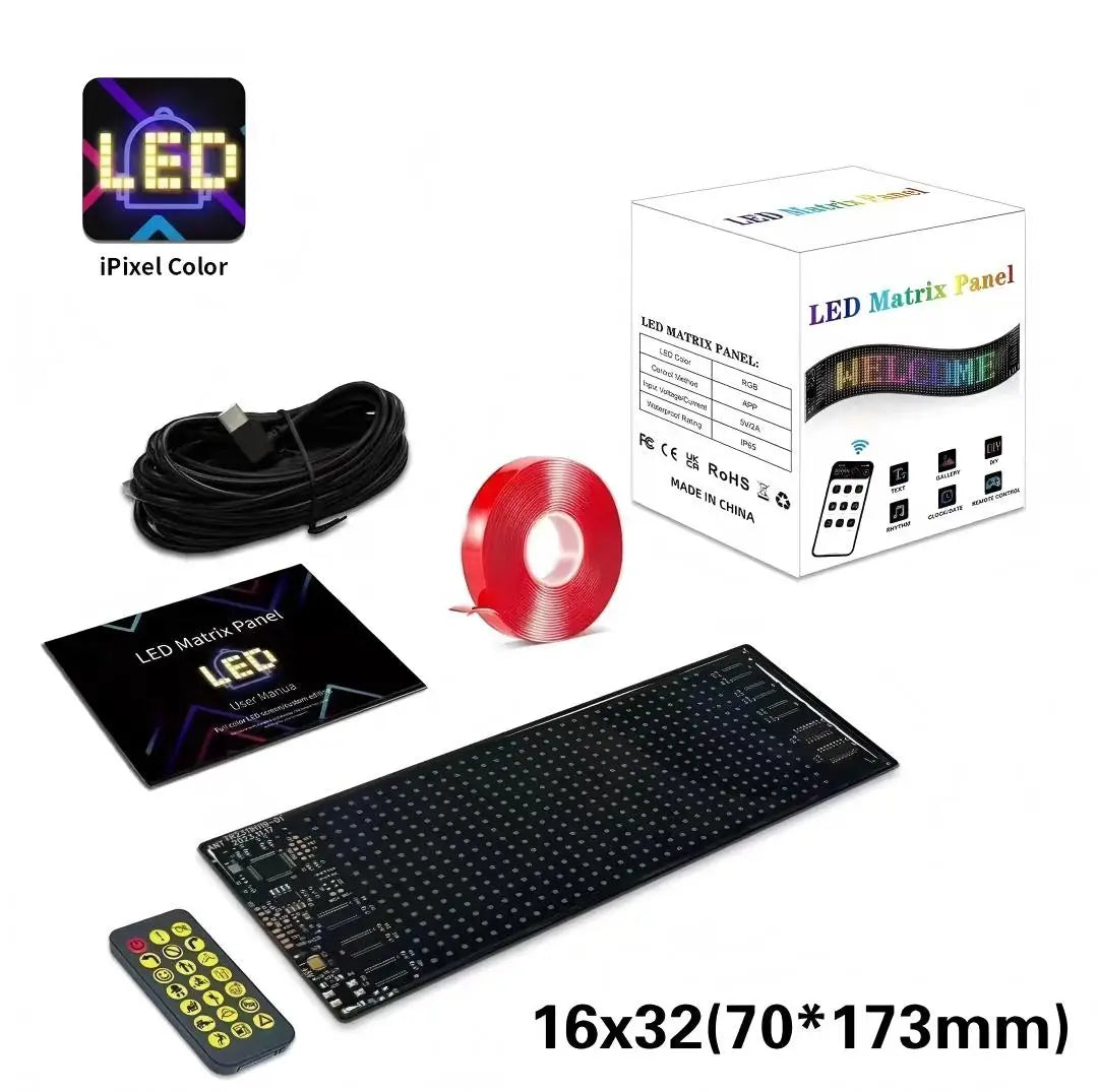 Devil's Eye LED Light, Truck Dynamic Eye Light, Car Display Screen, Car Stickers, Decorative Emoji Light for Trucks