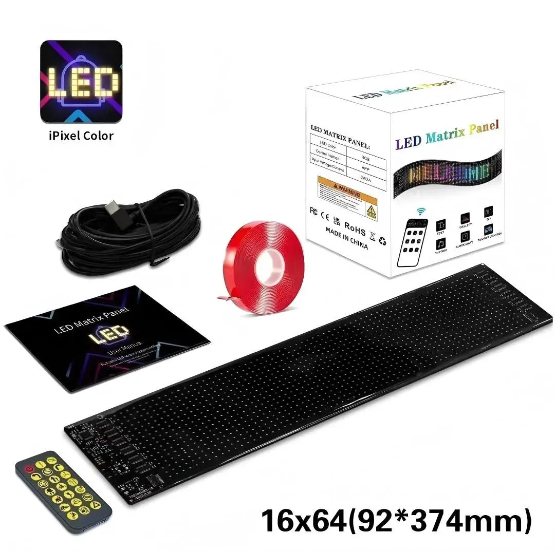 Devil's Eye LED Light, Truck Dynamic Eye Light, Car Display Screen, Car Stickers, Decorative Emoji Light for Trucks